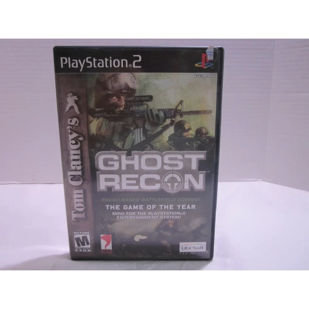 Tom Clancy's Ghost Recon Sony Playstation 2 PS2 Complete With Manual